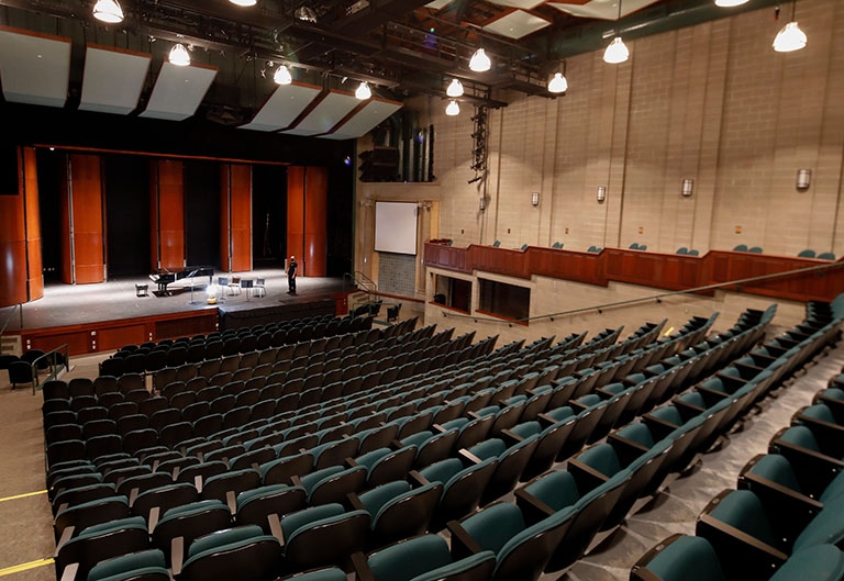 Sapinsley Hall auditorium