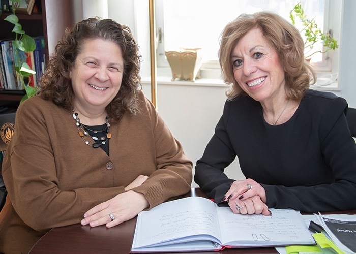 From left: Joyce Perry and Marianne Raimondo