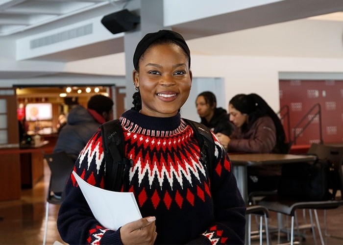 Kiara Romba, double major in strategic communication and data analytics
