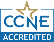 CCNE accreditation logo