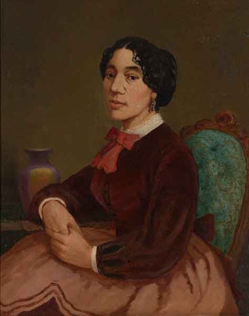 Caption: “Portrait of Christiana Carteaux Bannister”