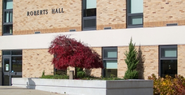 Exterior of Roberts Hall