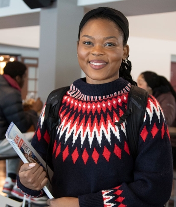 Kiara Romba, double major in strategic communication and data analytics