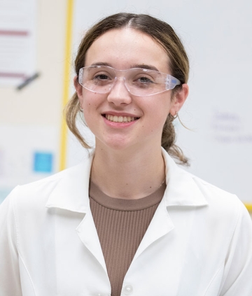 Sydney Green, chemistry major