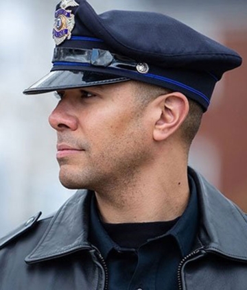 Josh Brown, policeman in uniform