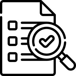 icon of magnifying glass looking at a 1-sheet