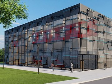 Whipple Hall architect's rendering