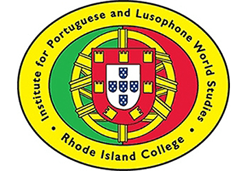 Logo, containing the name of the institute and flag, for the Institute for Portuguese and Lusophone World Studies