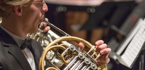 French horn player