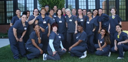 Professional Studies health workers group photo