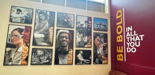 Be bold in all that you do - collage of student photos