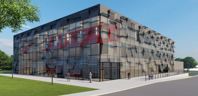 Architectural rendition of Whipple Hall renovation