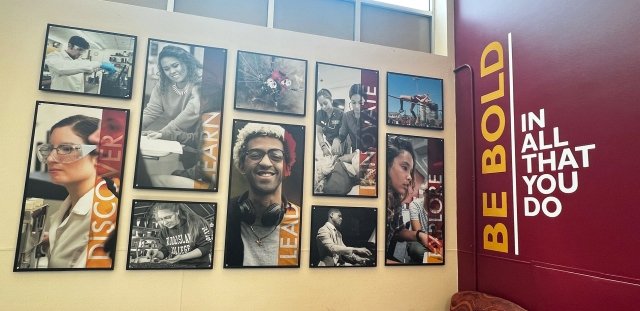 Be bold in all that you do - collage of student photos