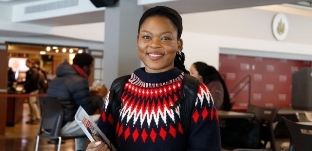 Kiara Romba, double major in strategic communication and data analytics